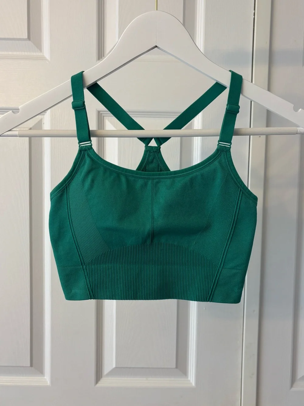 All In Motion Green Seamless Crop Bralette - Picture 2 of 8